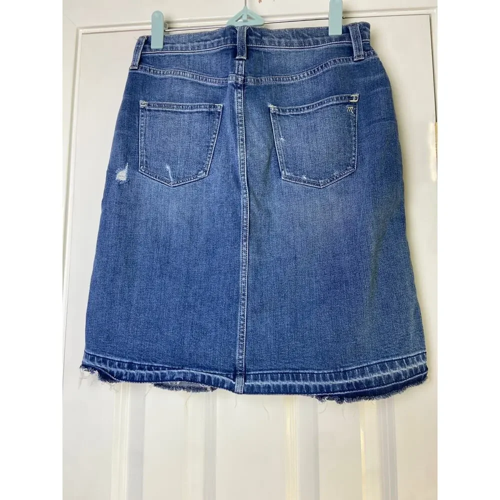 Madewell jean skirt
